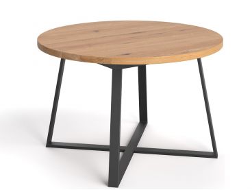 Table de repas ronde extensible Rimouski