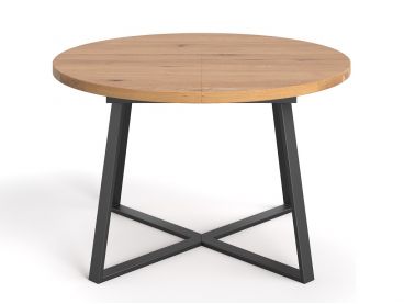 Table de repas ronde extensible Rimouski